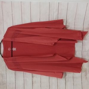 St John's Bay 2xl cardigan with lace detail.  3/4 sleeve.  Plus